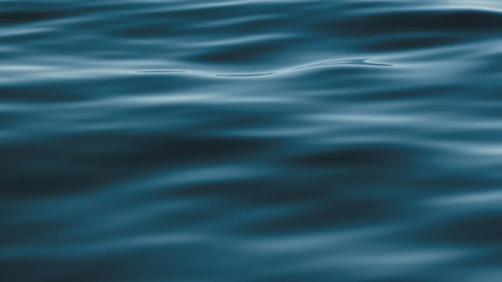 Rolling waves on a dark blue sea