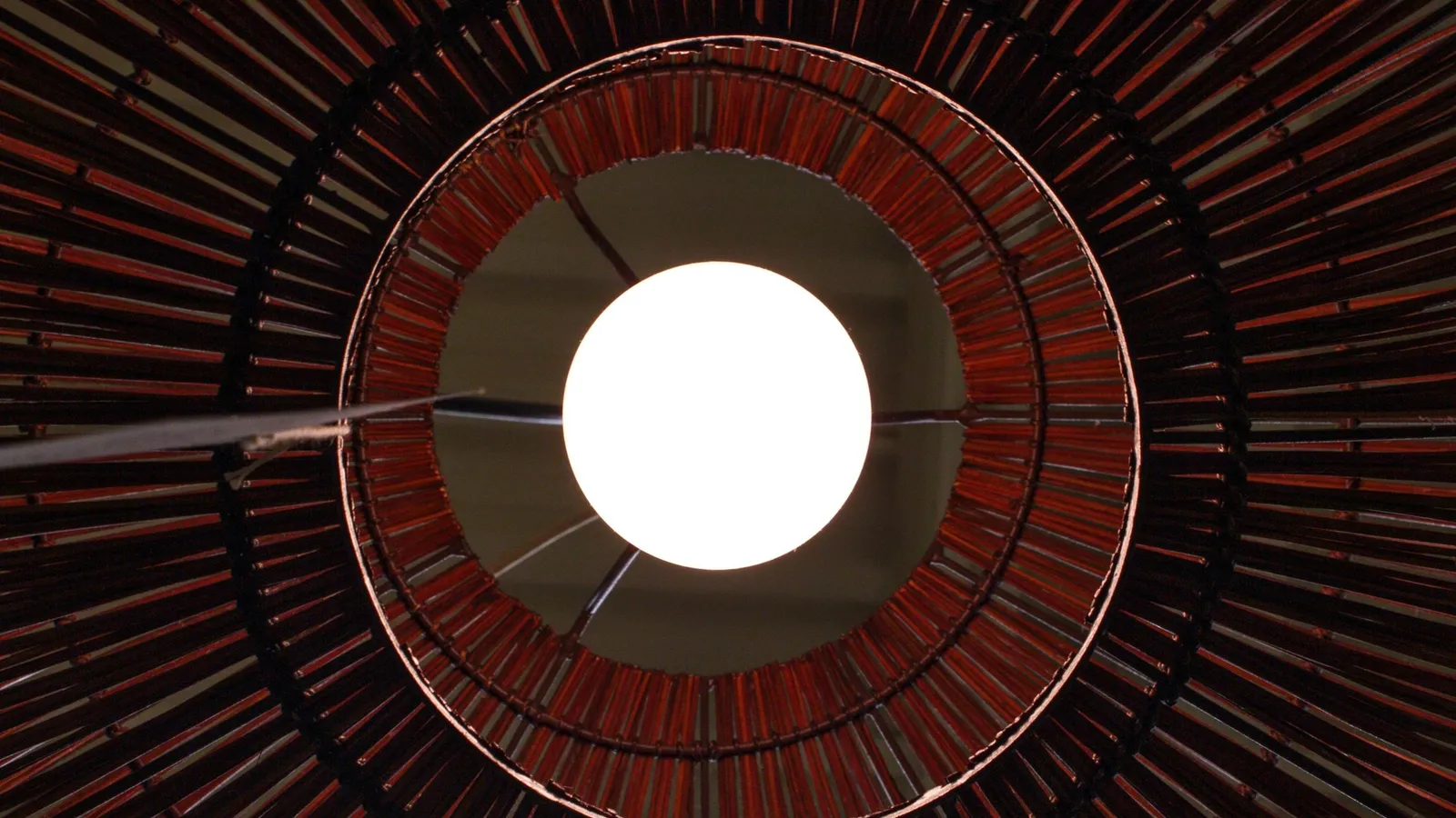 The circular interior of a large electric generator