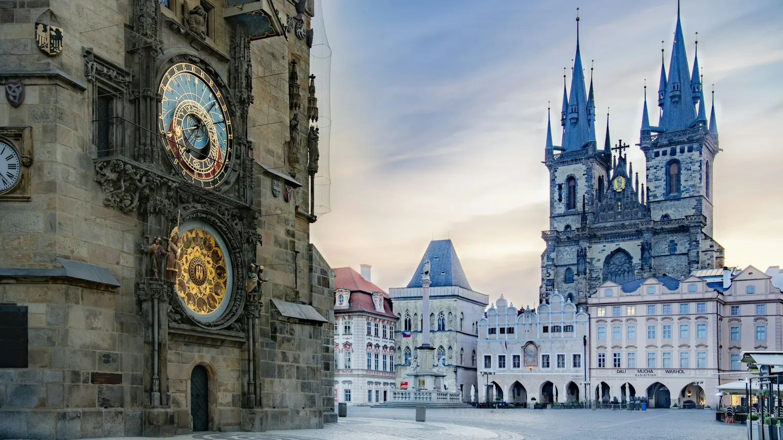 The old town square in Prague